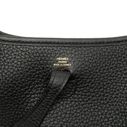 HERMES Evelyne TPM Black Taurillon Clemence Women's HERMES