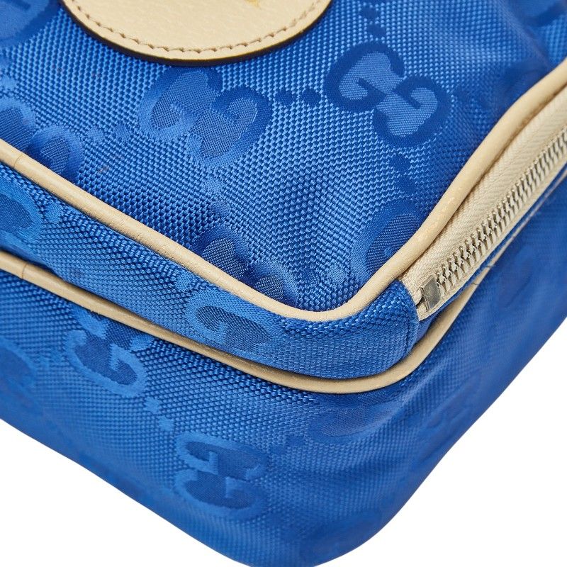 GUCCI GG Nylon Off The Grid Handbag Shoulder Bag 2WAY 625850 Blue - Nylon