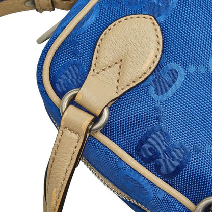 GUCCI GG Nylon Off The Grid Handbag Shoulder Bag 2WAY 625850 Blue - Nylon