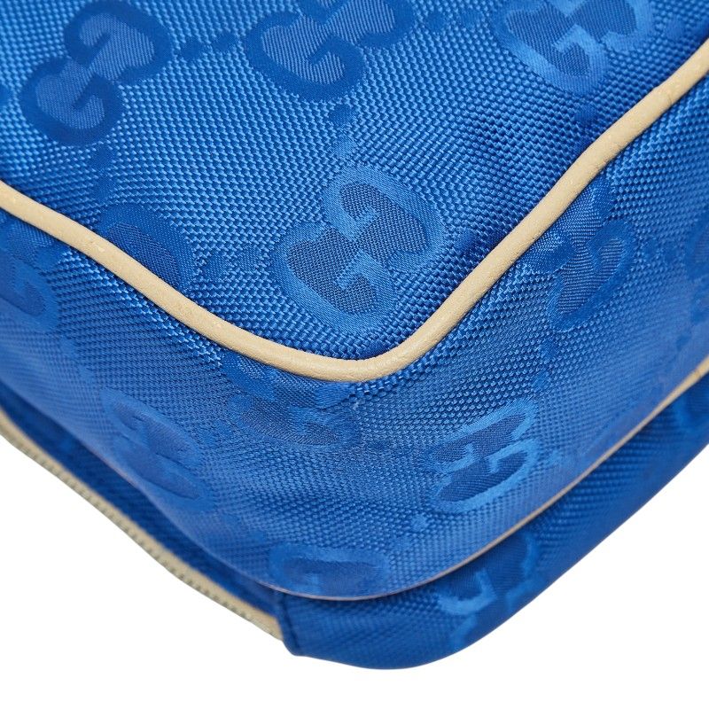 GUCCI GG Nylon Off The Grid Handbag Shoulder Bag 2WAY 625850 Blue - Nylon
