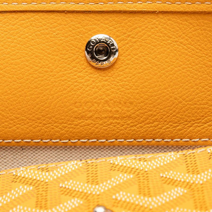 Goyard Saint Louis PM Tote Bag Shoulder Bag Yellow PVC Leather Women's Goyard