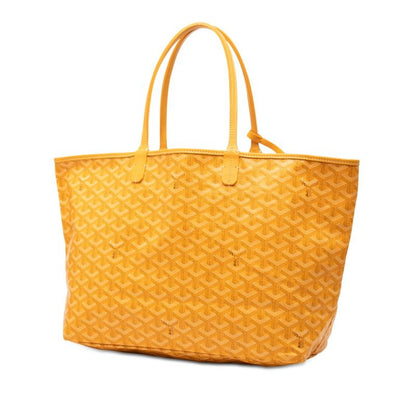 Goyard Saint Louis PM Tote Bag Shoulder Bag Yellow PVC Leather Women's Goyard