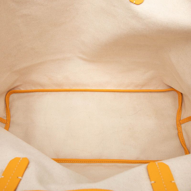 Goyard Saint Louis PM Tote Bag Shoulder Bag Yellow PVC Leather Women's Goyard