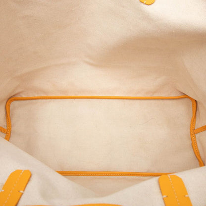 Goyard Saint Louis PM Tote Bag Shoulder Bag Yellow PVC Leather Women's Goyard