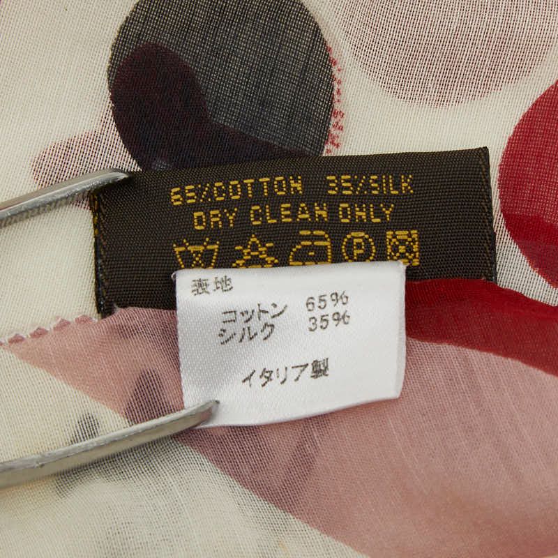 Louis Vuitton Monogram Dot White Multicolor- Cotton Silk Ladies Louis Vuitton