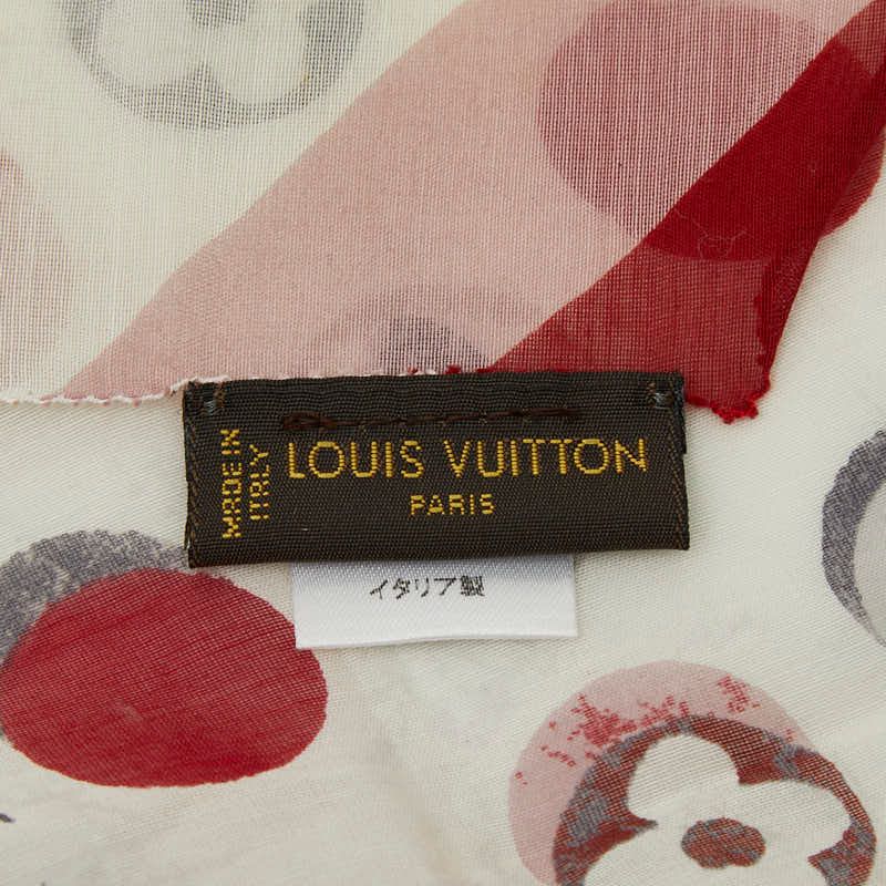 Louis Vuitton Monogram Dot White Multicolor- Cotton Silk Ladies Louis Vuitton
