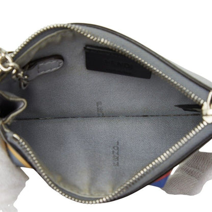 FENDI Studded Coin Case Key Case 8ap151 Gray - Multicolor - Leather Women's