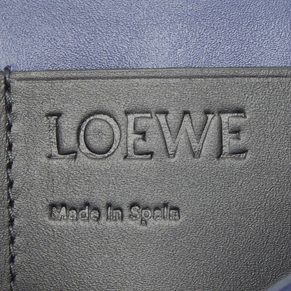 LOEWE Linen Trifold Wallet Trifold Wallet Blue - Leather Women's LOEWE
