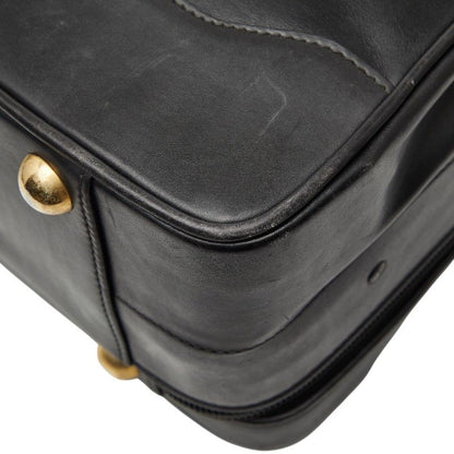 GUCCI Boston Bag Shoes Black Leather Women's GUCCI