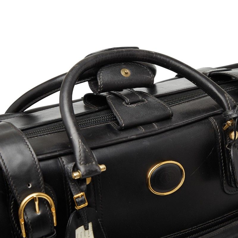 GUCCI Boston Bag Shoes Black Leather Women's GUCCI