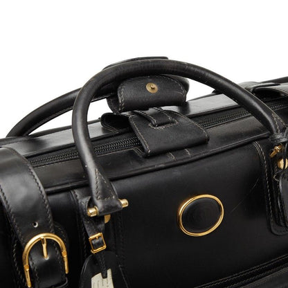 GUCCI Boston Bag Shoes Black Leather Women's GUCCI