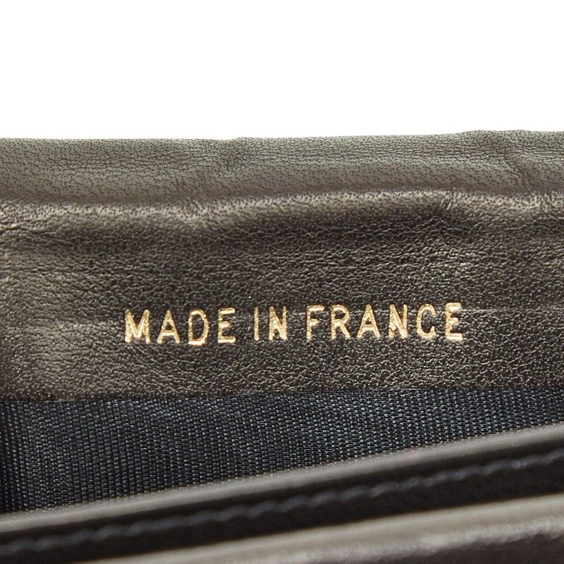CHANEL Coco Mark Black Lambskin Women's CHANEL