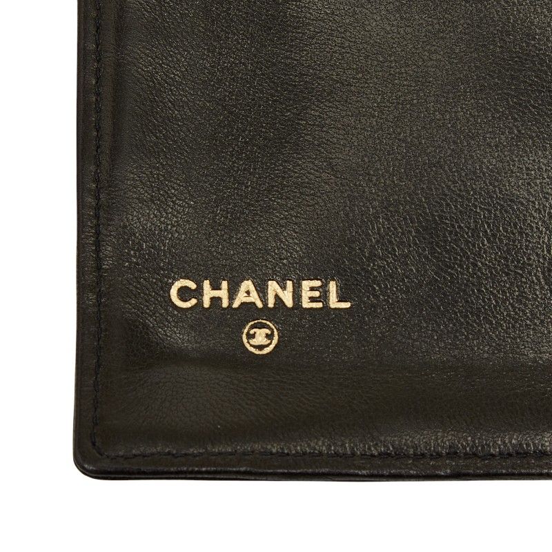 CHANEL Coco Mark Black Lambskin Women's CHANEL