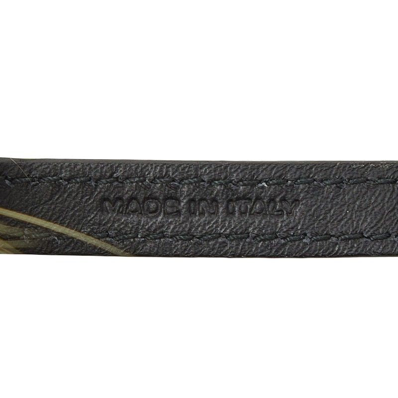FENDI Monster- Bag Charm Key Holder Yellow- Black Fa- Leather Women's FENDI