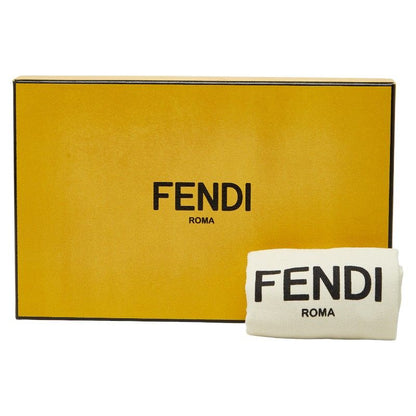 FENDI Monster- Bag Charm Key Holder Yellow- Black Fa- Leather Women's FENDI