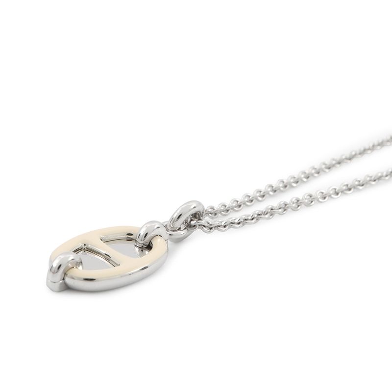 Hermes Necklace Pendant Mini Maillon PM Cles Cles -mu