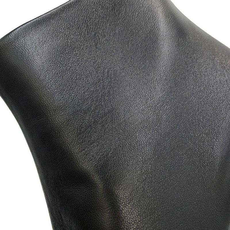 Chanel Short Boots CC Logo Patent Leather 37 1 2C