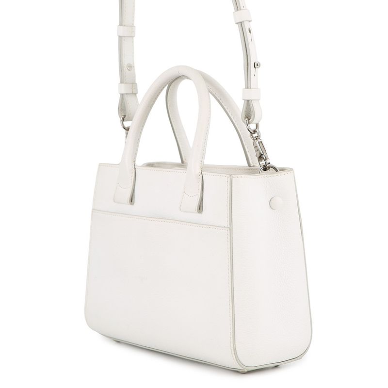 Chanel Handbag CC Logo Neo Executive Small 2-Way White