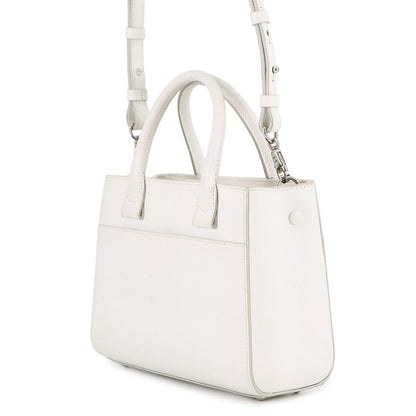 Chanel Handbag CC Logo Neo Executive Small 2-Way White