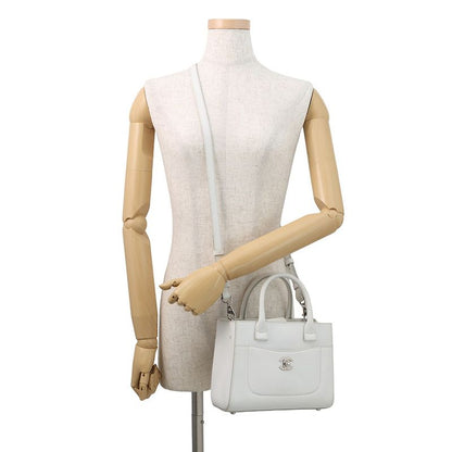 Chanel Handbag CC Logo Neo Executive Small 2-Way White