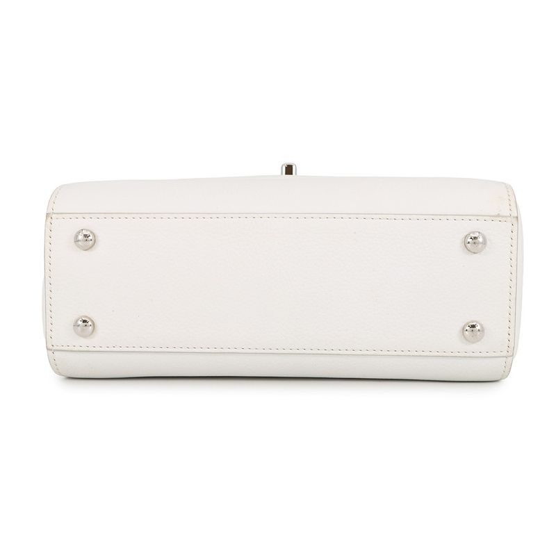 Chanel Handbag CC Logo Neo Executive Small 2-Way White