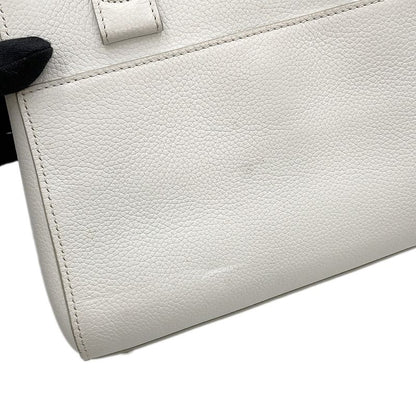 Chanel Handbag CC Logo Neo Executive Small 2-Way White