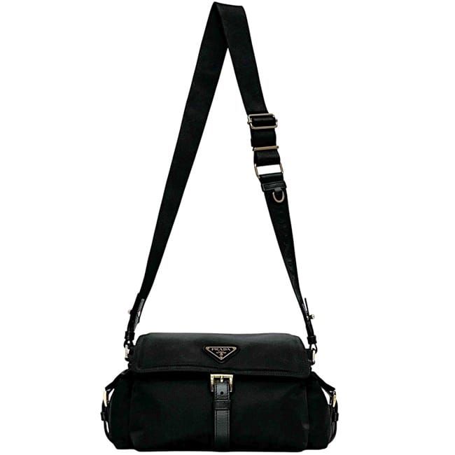 PRADA Shoulder BAG Explorer Medium Black NERO