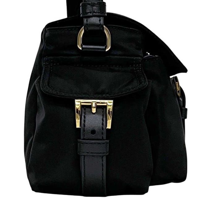 PRADA Shoulder BAG Explorer Medium Black NERO