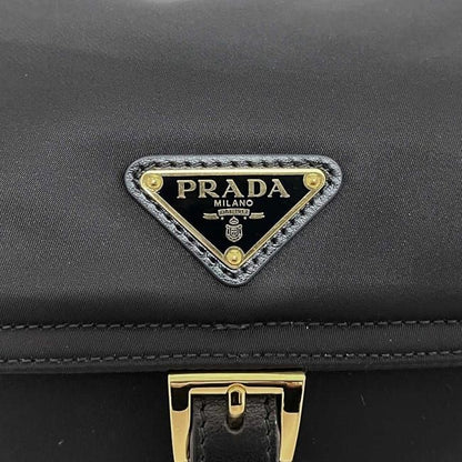 PRADA Shoulder BAG Explorer Medium Black NERO