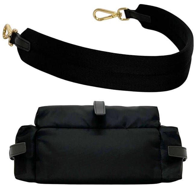 PRADA Shoulder BAG Explorer Medium Black NERO