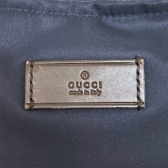 GUCCI Tote Bag Navy Red Diamante 268112 Lightweight Light