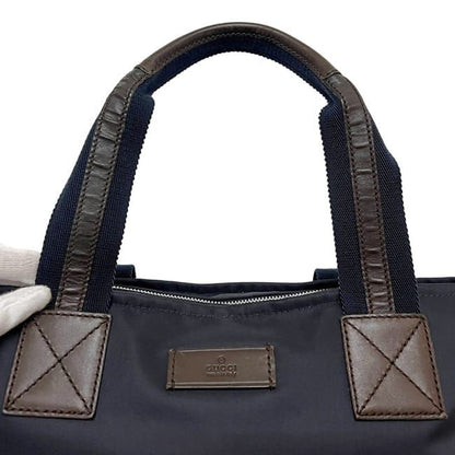 GUCCI Tote Bag Navy Red Diamante 268112 Lightweight Light
