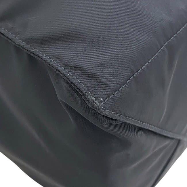 PRADA Tote Bag Black NERO Tessuto 2vg026