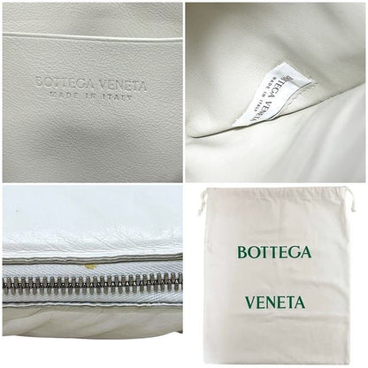 BOTTEGA VENETA Clutch Bag White Maxi Intre 630349