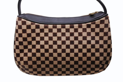 Louis Vuitton Damier Sauvage Tiger Handbag Calf Hair Leather Brown Gold — view 3