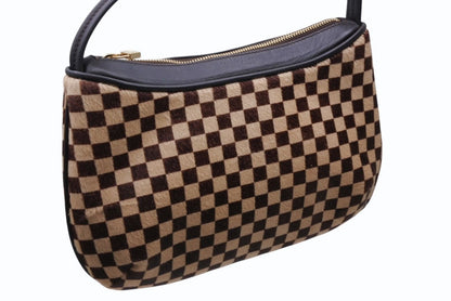 Louis Vuitton Damier Sauvage Tiger Handbag Calf Hair Leather Brown Gold — view 4