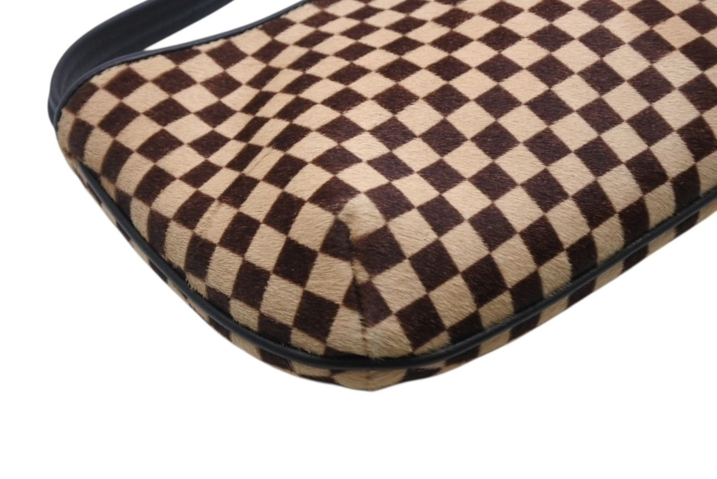Louis Vuitton Damier Sauvage Tiger Handbag Calf Hair Leather Brown Gold — view 6