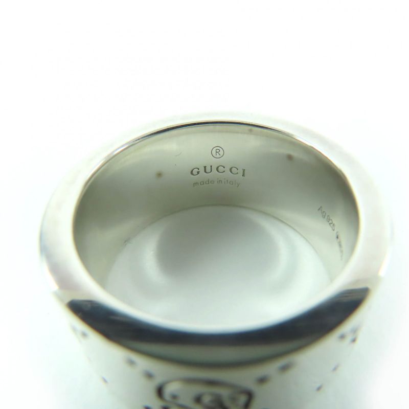 GUCCI 455318 Ag925 Ghost Ring -ring Silver- 12 Size Approximately No 11