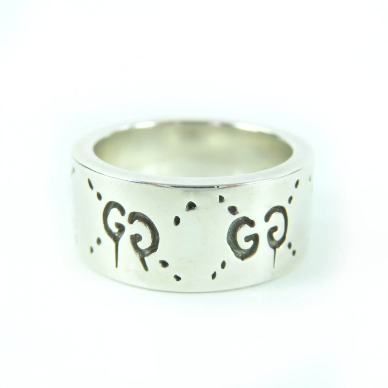 GUCCI 455318 Ag925 Ghost Ring -ring Silver- 12 Size Approximately No 11
