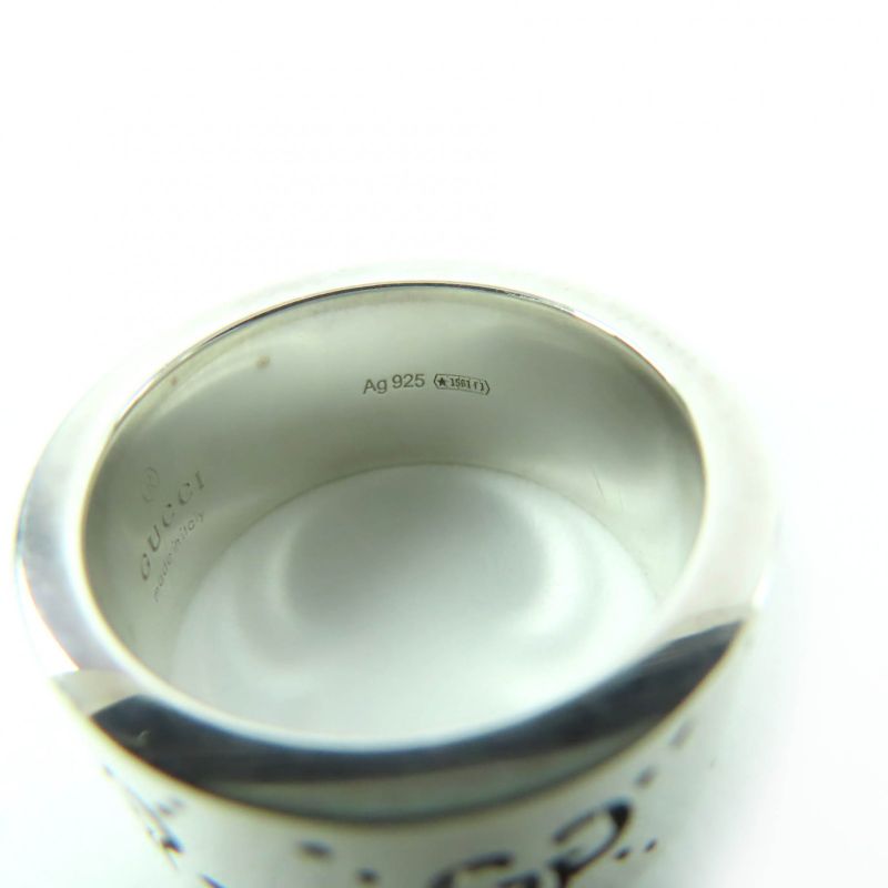GUCCI 455318 Ag925 Ghost Ring -ring Silver- 12 Size Approximately No 11