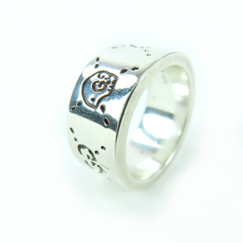 GUCCI 455318 Ag925 Ghost Ring -ring Silver- 12 Size Approximately No 11