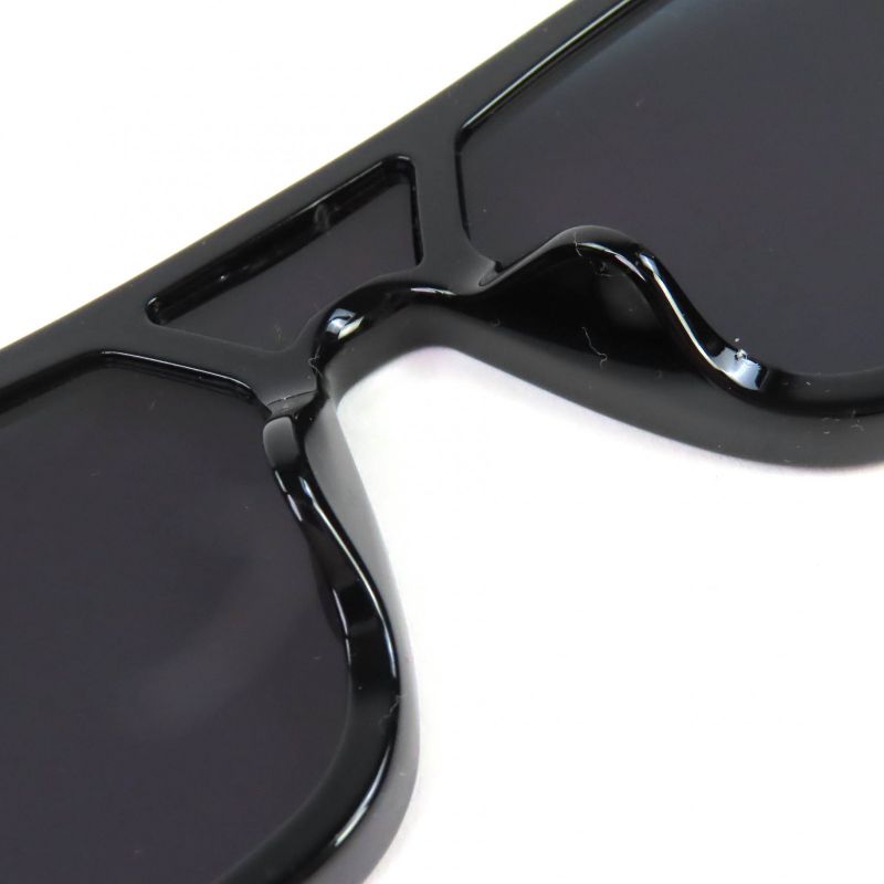 Louis Vuitton 2023 Z2062e LV Sleek Square Sunglasses Eyewear Black Gold