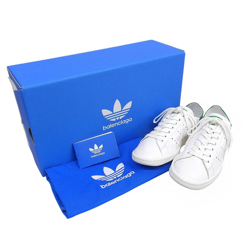 BALENCIAGA×adidas BALENCIAGA×adidas 721836 Stan Smith Leather Low-cut Sneakers