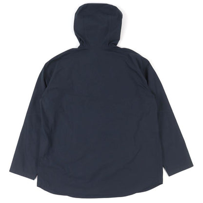 HERMES H566160h2 100% Cotton Zip Up Hooded Blouson Jacket Light Hand Navy