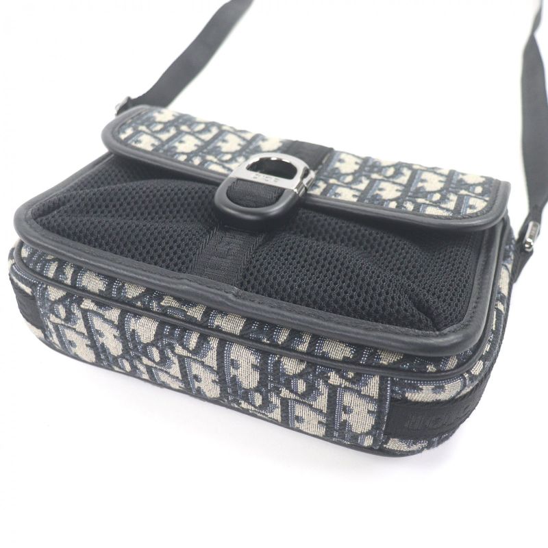 DIOR Homme 2esws006yky Canvas Leather DIOR 8 Buckle Oblique All-over Pattern