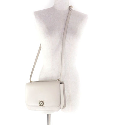 LOEWE Goya Medium Togo Store Anagram Leather Shoulder Bag Gold Hardware Storage