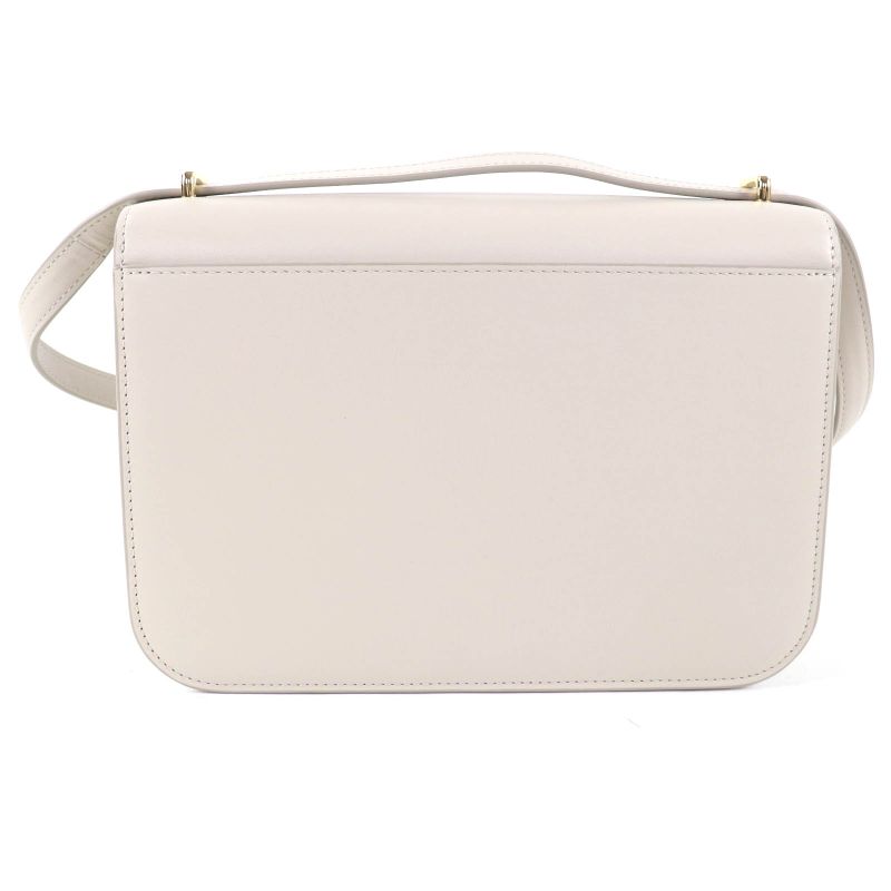 LOEWE Goya Medium Togo Store Anagram Leather Shoulder Bag Gold Hardware Storage