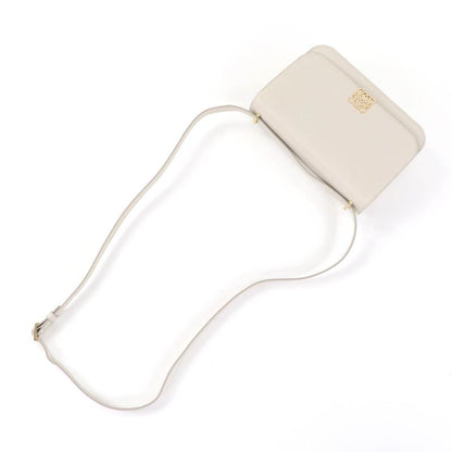 LOEWE Goya Medium Togo Store Anagram Leather Shoulder Bag Gold Hardware Storage
