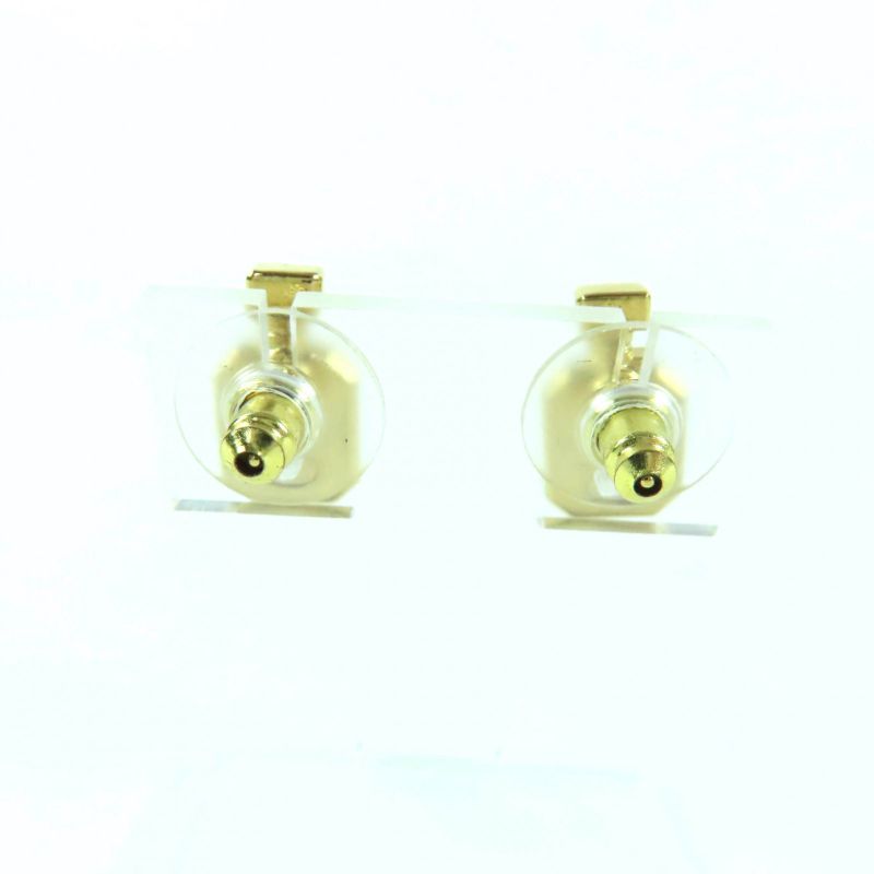 CHANEL C25C Coco Mark Perfume Bottle Earrings Accessories-gold Box-storage Bag