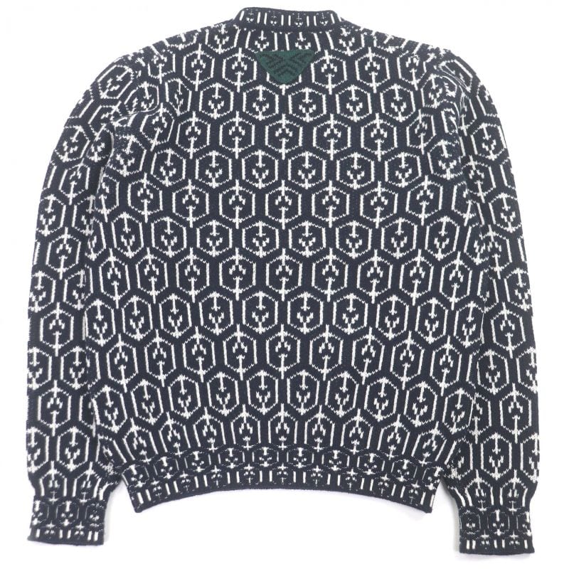 PRADA 21AW Umb258 Virgin Wool Cashmere All Over Pattern Triangle Logo Long